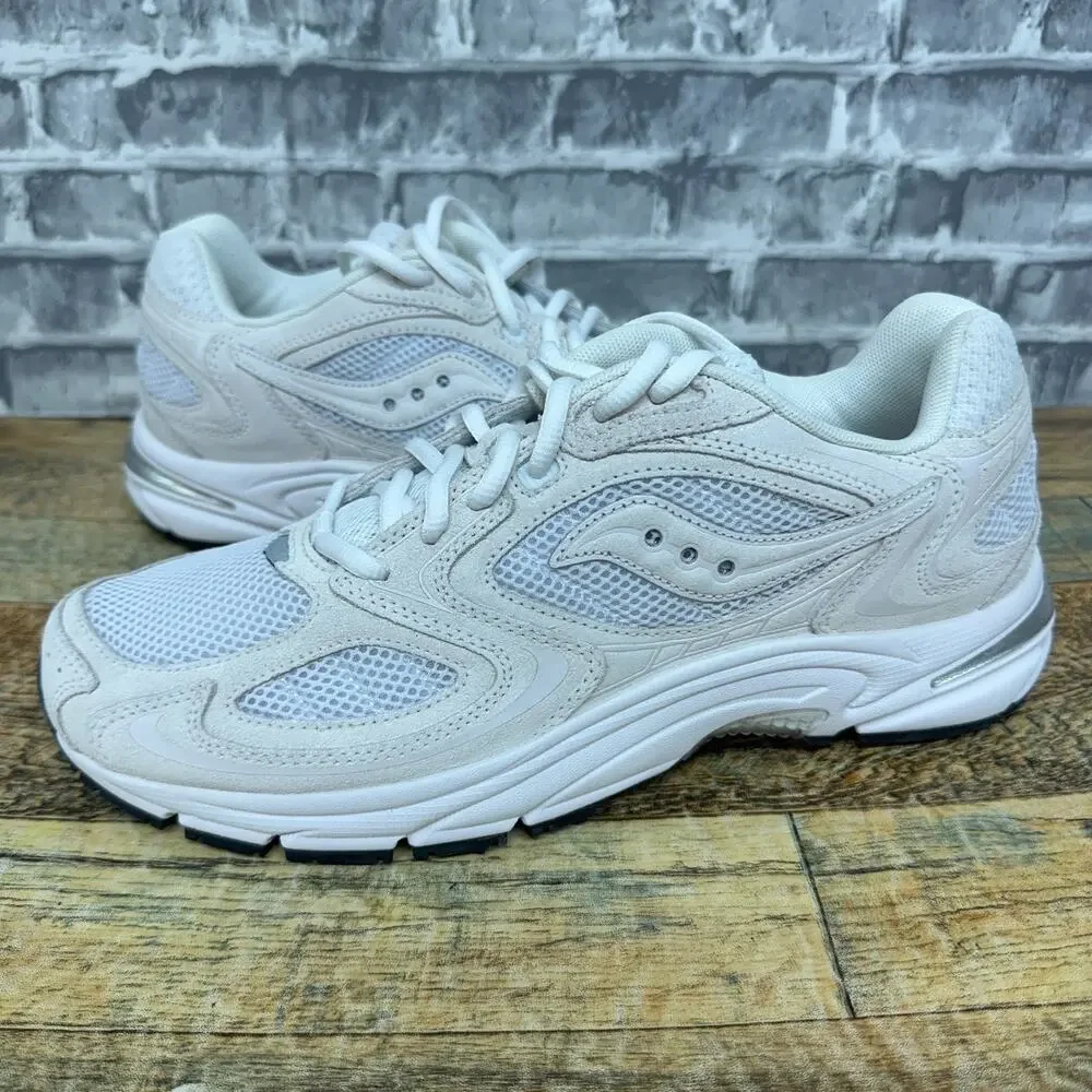 Saucony Grid Jazz 9 White Off White Sales Sample S70898-9 Mens Size 9 New